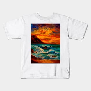 Diamond Head Fire Kids T-Shirt